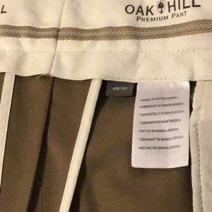Oak Hill Men’s dress pants size 48/30 Tan